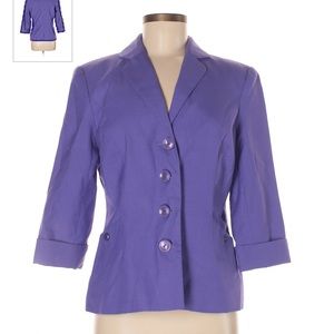 Purple blazer